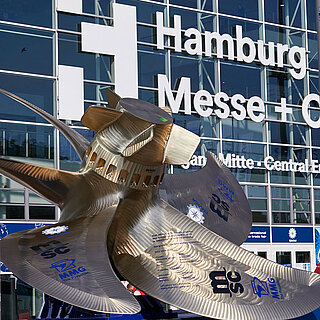 SMM | Schiffsschraube am Eingang Mitte SMM | Schiffsschraube am Eingang Mitte