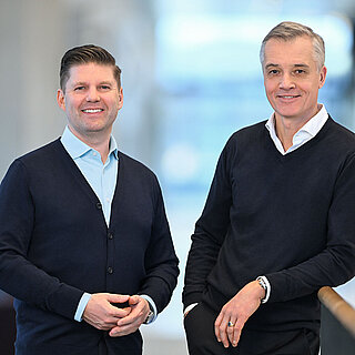 HMC Geschäftsführung: Heiko M. Stutzinger (li.) und Uwe Fischer HMC Geschäftsführung: Heiko M. Stutzinger (li.) und Uwe Fischer