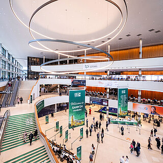 CCH - Eingangshalle während der EANM '24 CCH - Eingangshalle während der EANM '24